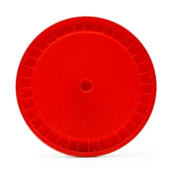 Undrilled Lid With Gasket For 6.5 Gallon Bucket - Red