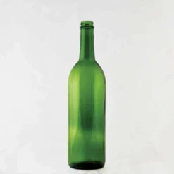 750 Ml Green Claret Wine Bottles - Screw Top, 12 Per Case