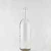 750 Ml Clear Claret Wine Bottles - Screw Top, 12 Per Case