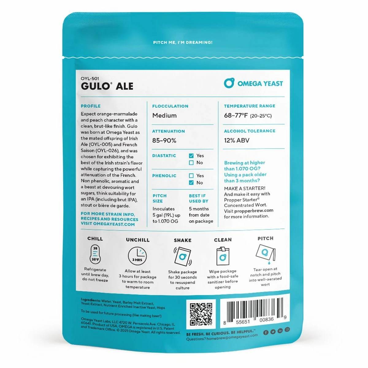 Omega Yeast OYL-501 Gulo™ Ale - Image 2