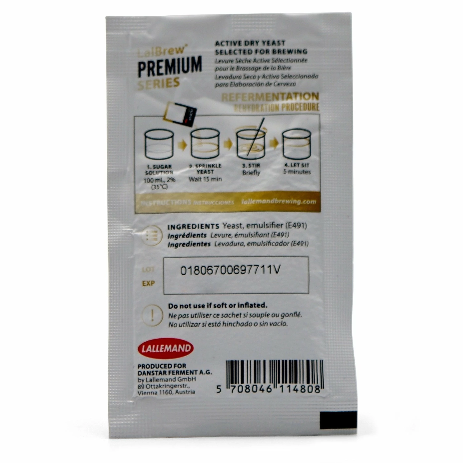 LalBrew® CBC-1 Cask And Bottle Conditioning Ale Dry Yeast - Image 2