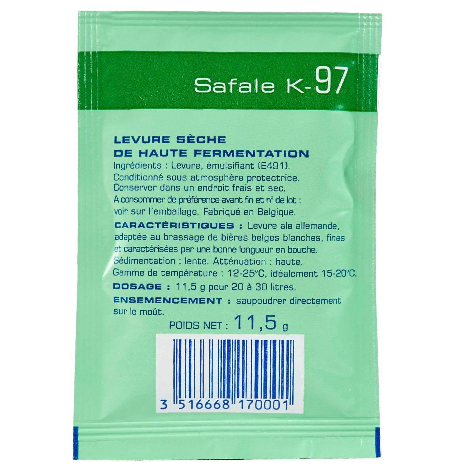 SafAle K-97 German Ale Dry Yeast - Fermentis - Image 3