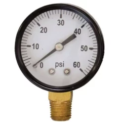 Regulator Gauge - 0-60 Psi RHT